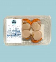 La Paysanne des Mers - Noix de St-Jacques fraîche avec corail - 200g - lot de 6