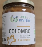 Le Pré de la Rivière - Colombo de porc bio à la créole 600g