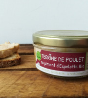 Ferme de Carcouet - Terrine de poulet au piment d’Espelette Bio - 140 g