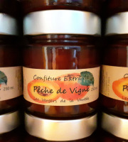 Les Vergers de la Vautée - Confiture Extra de Pêches de Vigne 250g