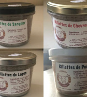 Ferme Guillaumont - Lot Rillettes de la ferme - 5 pots