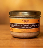 Maison Ramajo - Rillettes de canard au foie gras 180 g