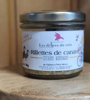 Les Délices du Coin - Rillettes de canard  citron / romarin 80g