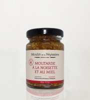 Moulin de la Veyssière - Moutarde à la noisette & miel du Périgord - 12x100g