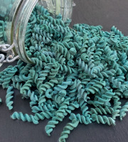 La Ferme du Joyeux Laboureur - Pâtes Tire-Bouchon spiruline en vrac 1kg