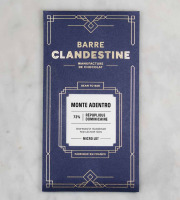 Barre Clandestine - Tablette de chocolat noir grand cru - Monte Adentro 77% - bean to bar