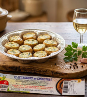 Via l'escargot - Assiette de 12 escargots en croustille  [FRAIS]
