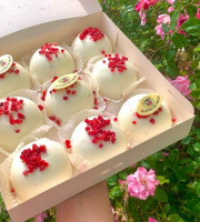 Glaces de Meuse - Dômes glacés - Noix de Coco x 9