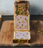 Maison BAYLE - Champions du Monde de boucherie 2016 - Paté en croûte de porc aux pistaches - 2 tranches