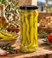 L'OLIVERAIE DU COUDON - PIMENTS VERTS AU VINAIGRE – 290 G / 314ml