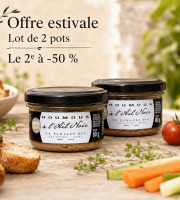 La Panacée bio - Lot de 2 Houmous à l’ail noir bio — Offre estivale