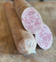 Boucherie Guiset, Eleveur et boucher depuis 1961 - Saucisson cuit fait maison - 20 Tranches