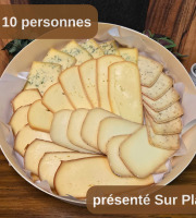 La Fermière - Plateau de Raclette pour 10 personnes – Assortiment présenté sur plateau