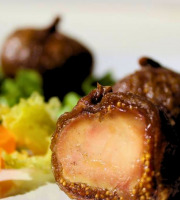 La Ferme du Luguen - Plateau de Figues au foie gras