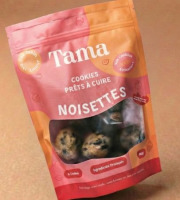 Tama - Cookies surgelés Prêts à cuire noisettes de Piémont 16 pièces (2 sachets de 8)
