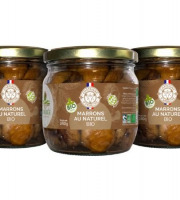 La vallée des chataigniers - Lot de 3 pots Marron naturel BIO Ardèche 240gr