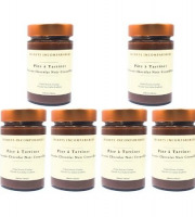 Secrets Incomparables - Pâte à Tartiner Noisette du Piémont IGP Chocolat Noir Croustillant (Offre -10%: 200gx6)
