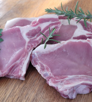 Le Pré de la Rivière - [Précommande] Côtes de Porc Blanc de l'ouest Bio X 6- 1 Kg