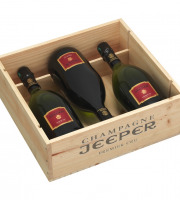 Champagne Jeeper - Coffret Bois 3 Bouteilles Premier Cru