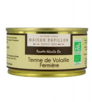 Maison PAPILLON - Artisan depuis 1955 - Terrine BIO Volaille Fermière 130g