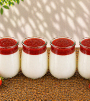 Ferme de l'Elanion - Yaourt Confiture Fraise x4