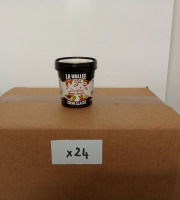 Les Glaces de la Vallée - PACK Mini crèmes glacées Praliné amande noisette "la Vallée" 24 pots de 120 ml