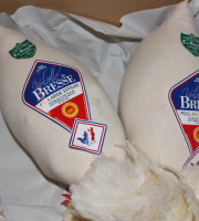 La Guyotte Ferme Bressane - [Précommande] Poularde de Bresse AOP de la Guyotte effilée roulée 2.2 kg