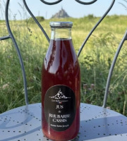 Ferme Saint Joseph - Jus de rhubarbe cassis 1L