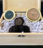 ALENA la Truffe d'Aquitaine - Coffret bois autour de la truffe Aléna