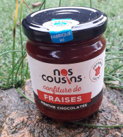 Nos cousins Conserverie - Confiture De Fraises - Infusion Menthe Chocolat 240g