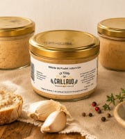 La ferme du Caillaud - Colis de 6 rillettes de poulet BIO nature – 6 × 190 g