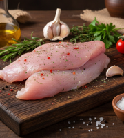 La Ferme du Chaudron - Escalopes nature de Jambon BIO - 500 g