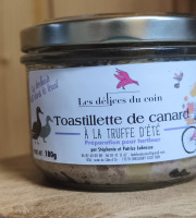 Les Délices du Coin - Toastillette de canard à la truffe d'été 180g