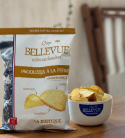 Chips Bellevue - Chips fermières à l'oignon grillé - La Rustique 125g