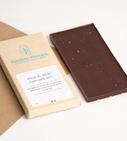 Aurélien Plassard Chocolatier - Tablette noir 66% fleur de sel de Guérande