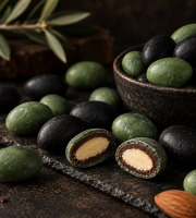 La confiserie d’antan 100% bio - Amandes duo d'olivettes provençales - vrac 500 gr
