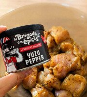 La Brigade des Epices - YUZU PEPPER - Assaisonnement pour la volaille - Yuzu et poivres - 100g