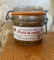 Des Poules et des Vignes à Bourgueil - Effiloché de canette