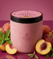 Maison Dufoux - Glace pêche verveine 55% de purée de fruit