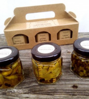 L'herbandine - Trio de Pickles Sauvages – Coffret Cadeau - 10x3 bocaux