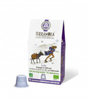 TERRAMOKA - Café INES x15 capsules Home Compost type Nespresso  x5
