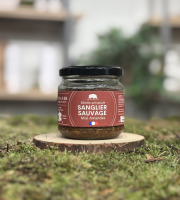 Venandi Sauvage par Nature - Rillette de sanglier sauvage 100% français au miel et aux amandes