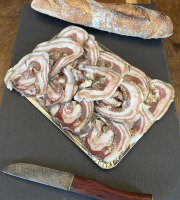 La Ferme du Chaudron - Ventrèche de porc Bio 200g (tranchée)