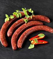 Bisons d'Auvergne - [SURGELE] Merguez 100% Bison douces et parfumées