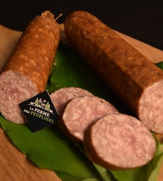 La Ferme des Peupliers - Saucisson porc et bœuf fumé 400g