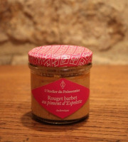 La Ferme DUVAL - Rillette Rouget barbet au piment d'Espelette - 90g