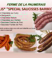 Ferme de la Paumerais - COLIS "SPECIALES SAUCISSES BARBECUE" (x1) - 3 Kg