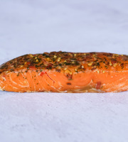 Etablissements JC David - Pavé de Saumon fumé et roti aux épices de Provence 6/7 pcs 1kg
