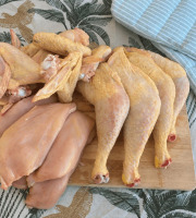 Ferme des Gravelines - Lot « La découpe en fête » - 1kg cuisses, 1kg de filets, 1kg d'ailes
