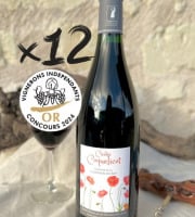 Domaine de la Chopinière du Roy - PROMO 10 % - 12 bouteilles de Coquelicot 2022 vin rouge Saint Nicolas de Bourgueil - 12 x 75 cl